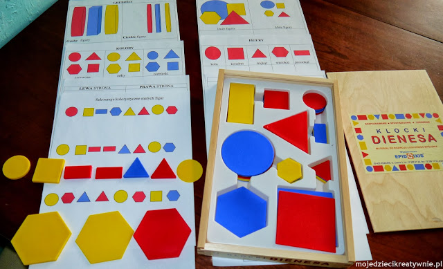 klocki dienesa matematyczne figury klocki bamp konstrukcyjne plastikowe maple linden dla dzieci