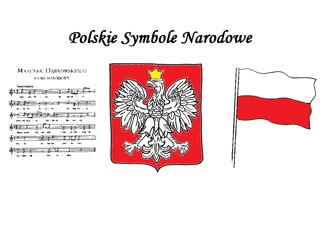 polskie symbole narodowe do druku