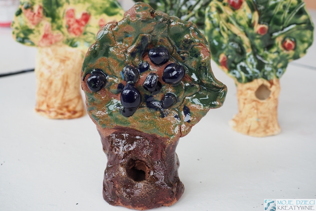 drzewa z gliny drzewa z gliny ceramiczne prace plastyczne moje dzieci kreatywnie