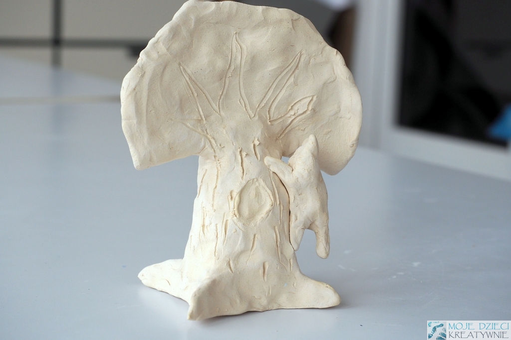 drzewo z gliny drzewa z gliny ceramiczne prace plastyczne moje dzieci kreatywnie