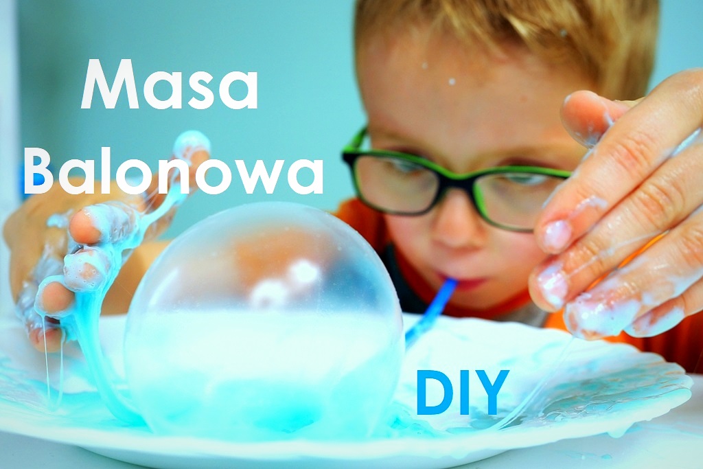 eksperymenty dla dzieci w domu kreatywnie slime masa balonowa
