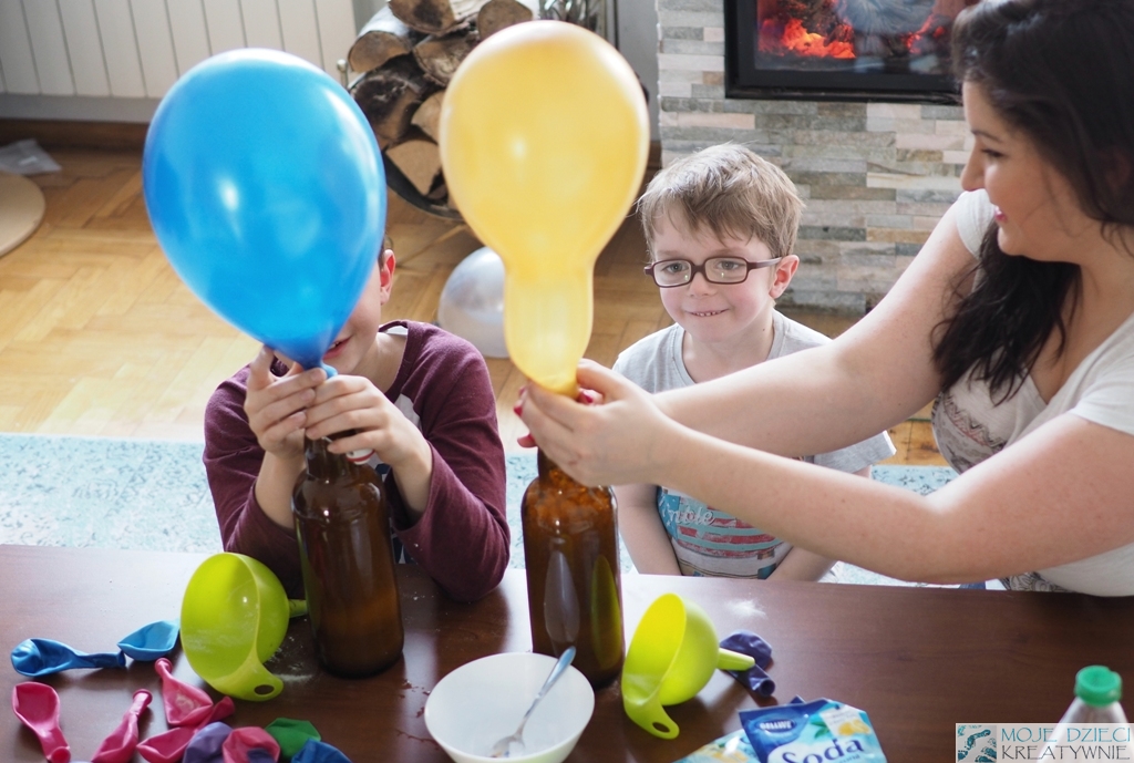 eksperymenty doswiadczenia dla dzieci opisy scenariusze moje dzieci kreatywnie z balonami woda soda