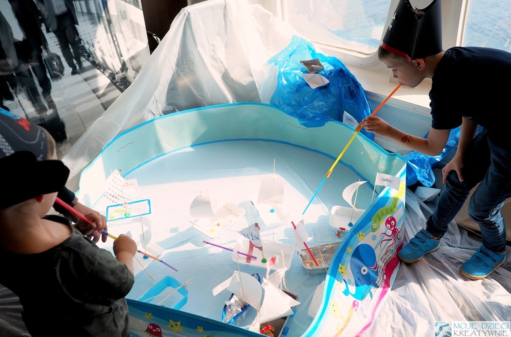 moje dzieci kreatywnie ewa wojtan warsztaty dla dzieci eko statki z recyklingu 