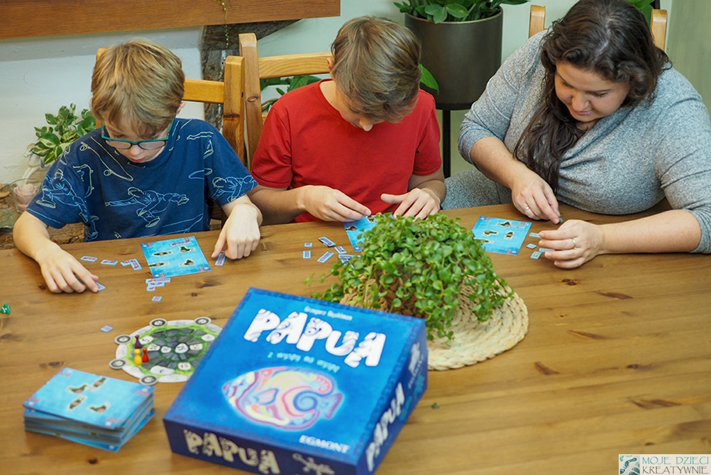 papua rodzinna gra planszowa, gry logiczne dla całej rodziny, gry strategiczne