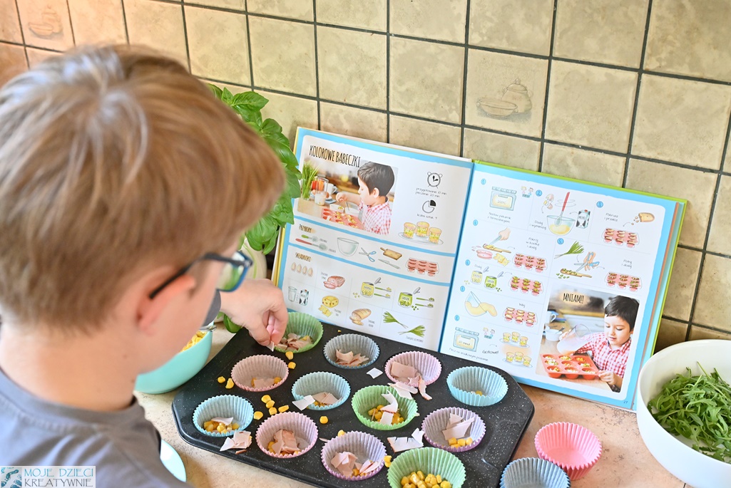 książka kucharska dla dzieci, gotuj z Ala i Antkiem, nauka gotowania dla dziei