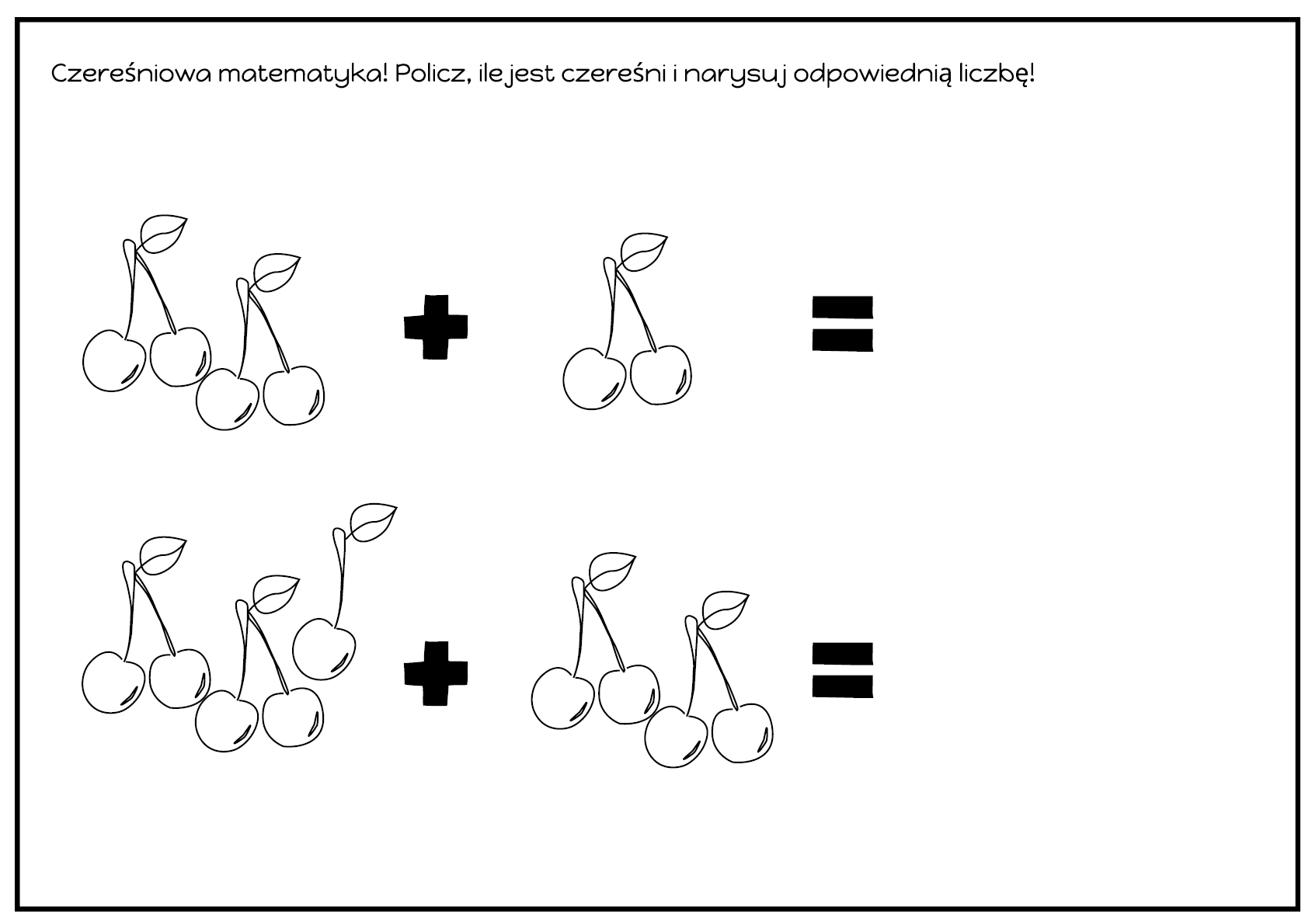 Karta pracy – owoce