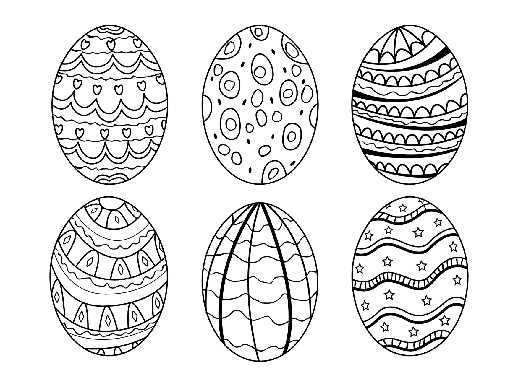 Pisanki do kolorowania