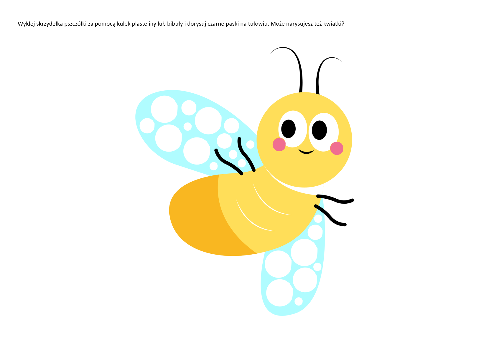Pszczółka do wyklejania