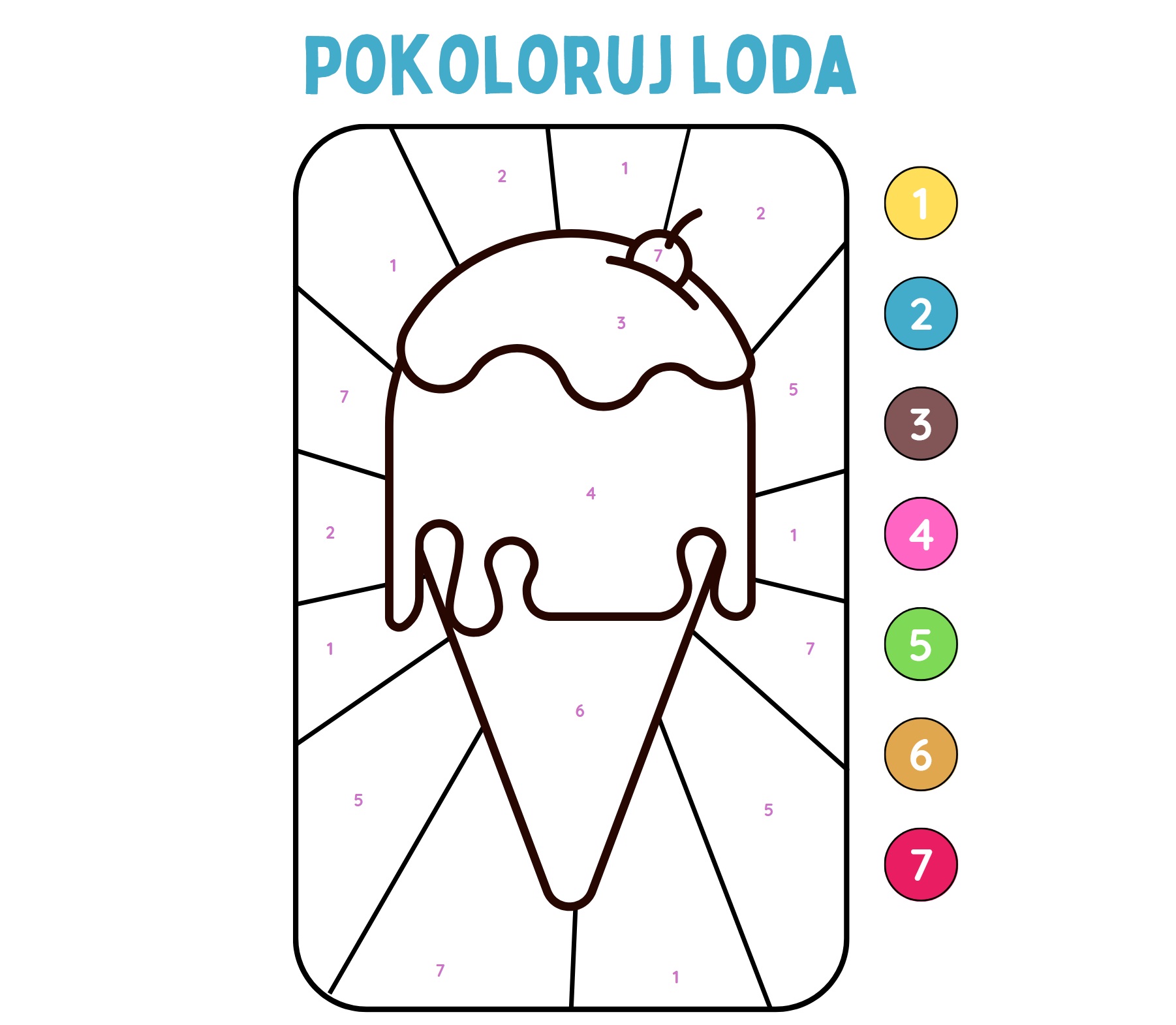 Pokoloruj loda